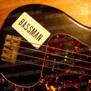 Купить наклейку bassman как у Пола Маккартни