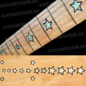 Купить перламутровые звезды на гриф гитары