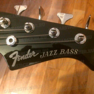 Купить виниловую наклейку на гитару fender-jazz-bass