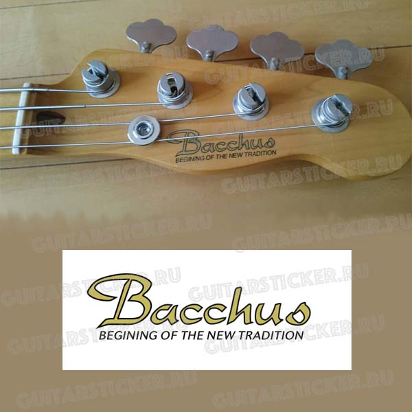 Купить декаль Bacchus для японской бас-гитары Bacchus