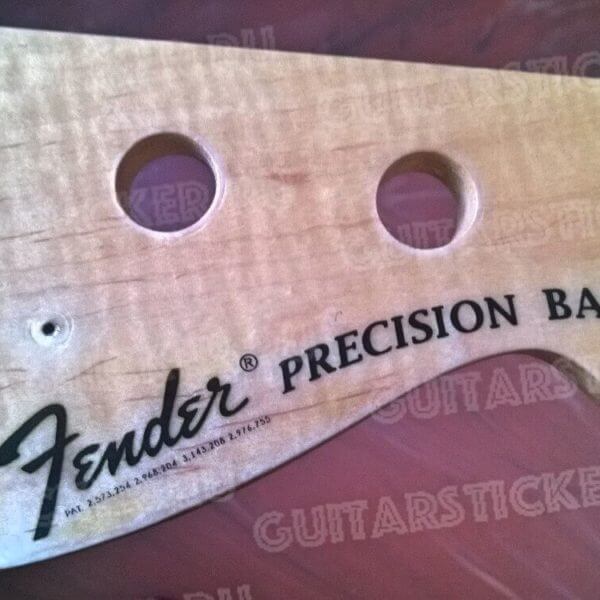 Купить декаль water slide для гитары Fender Precision Bass 1968-1976