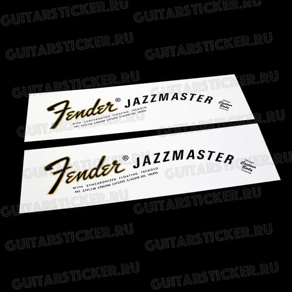 Купить надписи на гриф гитары Fender Jazzmaster 1968-1976