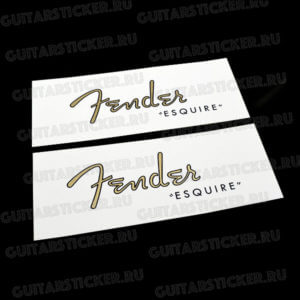 Купить переводилки логотипы и стикеры на голову грифа Fender Esquire 1952-1955