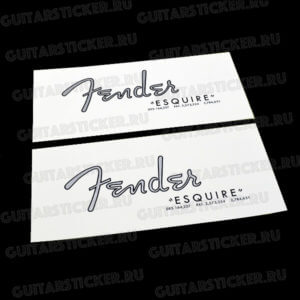 Переводная наклейка на гитару Fender Esquire 1963-1966