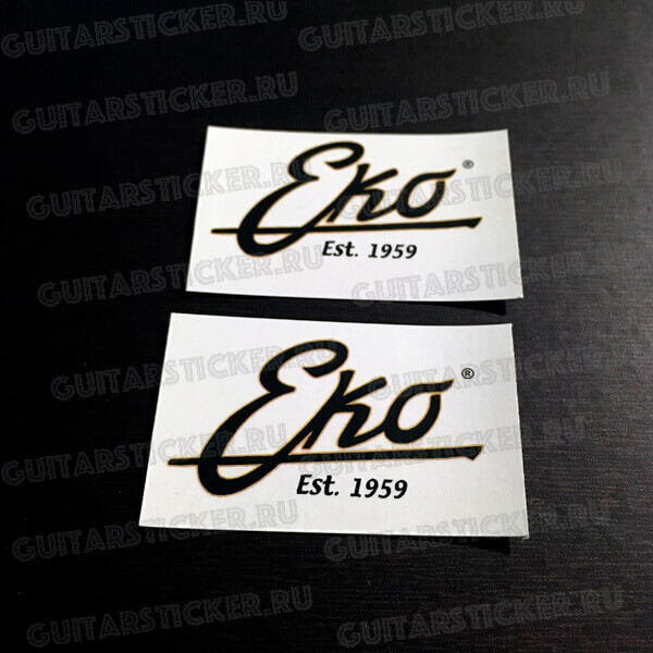 Купить декали логотипы для гитары Eko