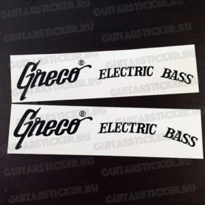 Декаль Gneco Elecrtic Bass для головы
